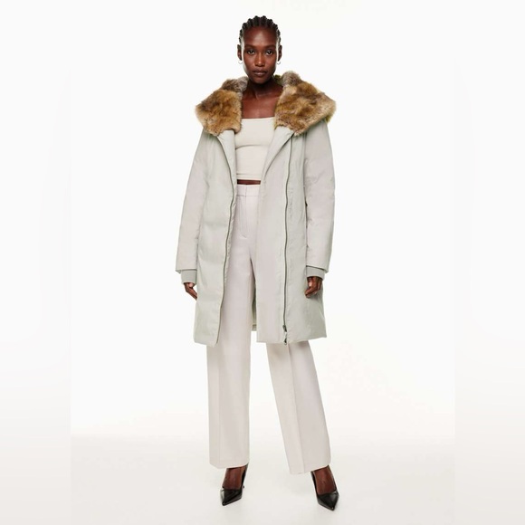 Babaton Jackets & Blazers - Babaton St. Moritz parka coat in the charcoal grey